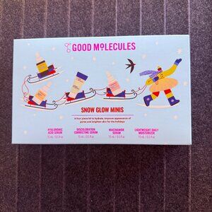 Good Molecules Snow Glow Minis Skincare Set Travel Size New